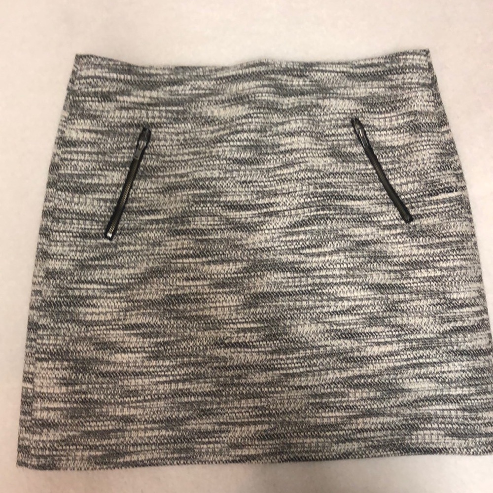 Loft Black & Cream Skirt